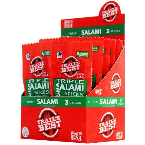 Trail's Best Triple Salami Packs - 1.5oz (12-ct)