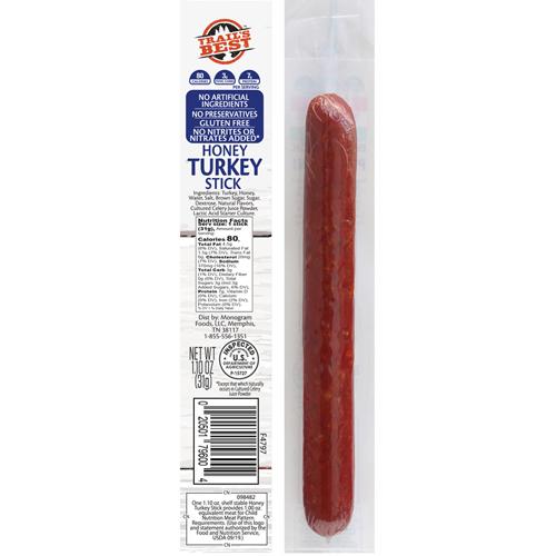 Trail’s Best Honey Turkey Sticks - 1.1oz