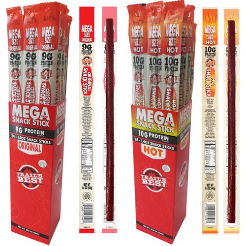Trail’s Best Mega Sticks - 24 1.4oz sticks per box